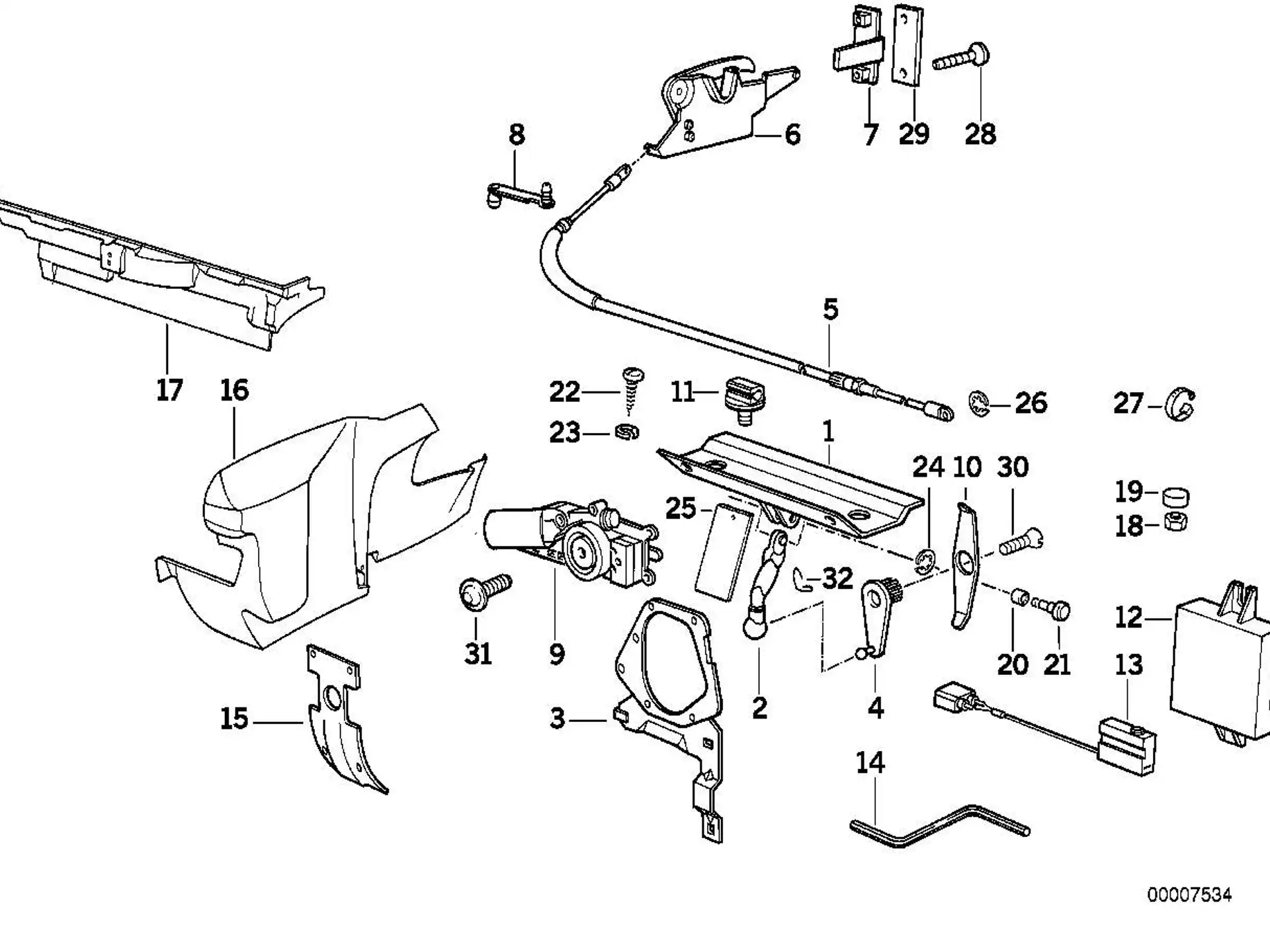 BMW Senkschraube E30 E36 E39 07119900823