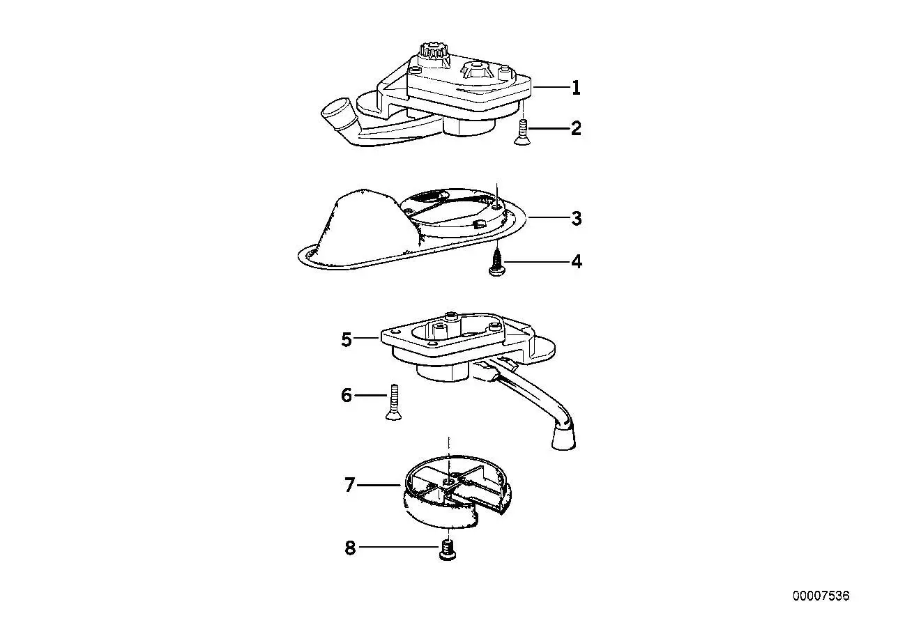 BMW Griffschale E36 54128144170
