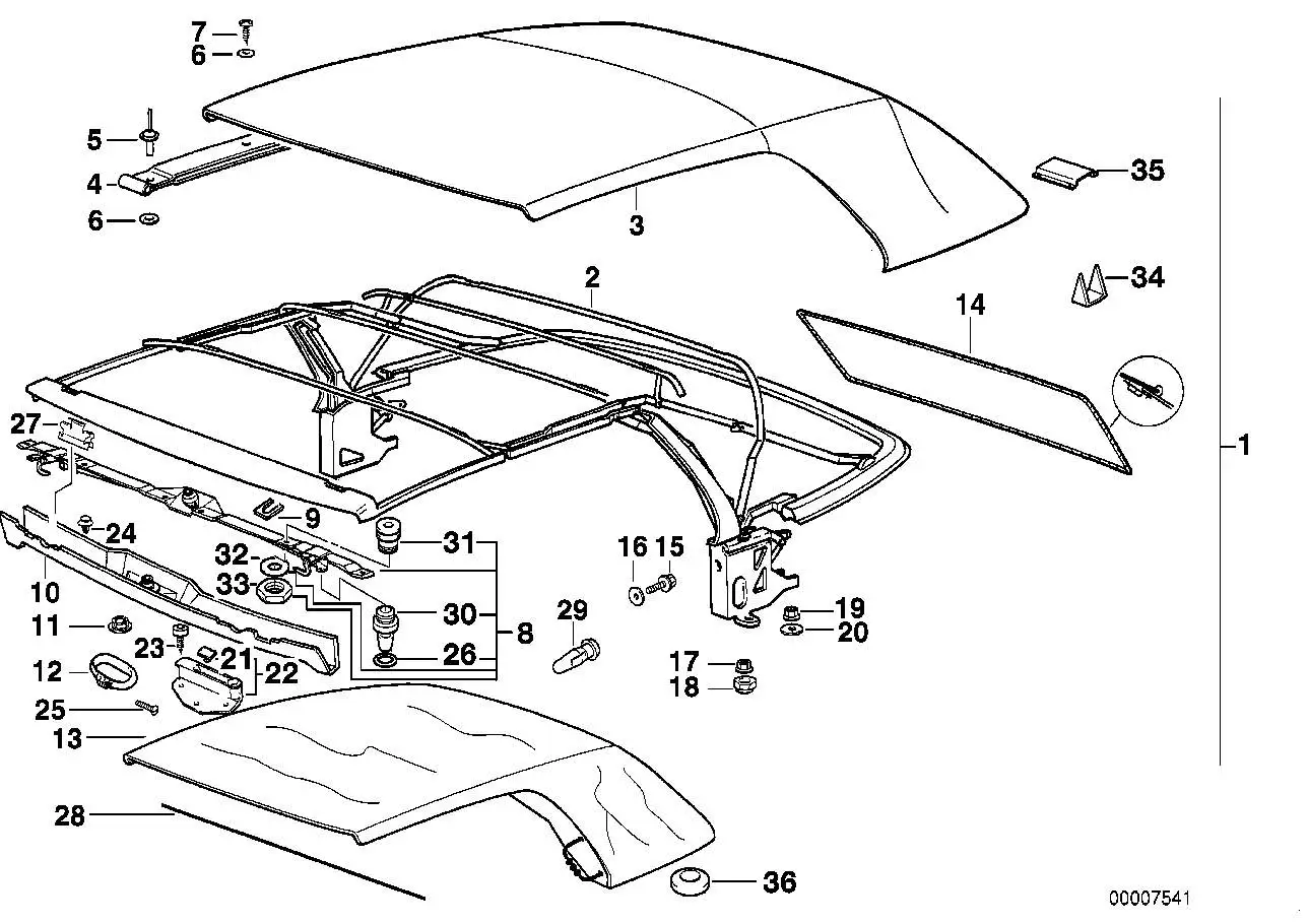 BMW O-Ring E36 54128194678 - Z3 E36