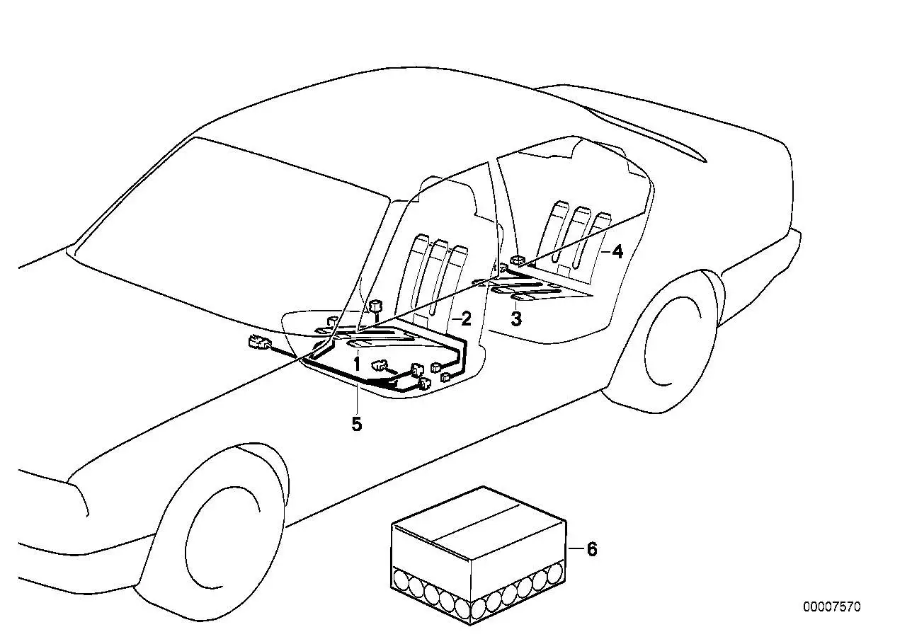 BMW Heizelement Sitz E32 E34 64118391234