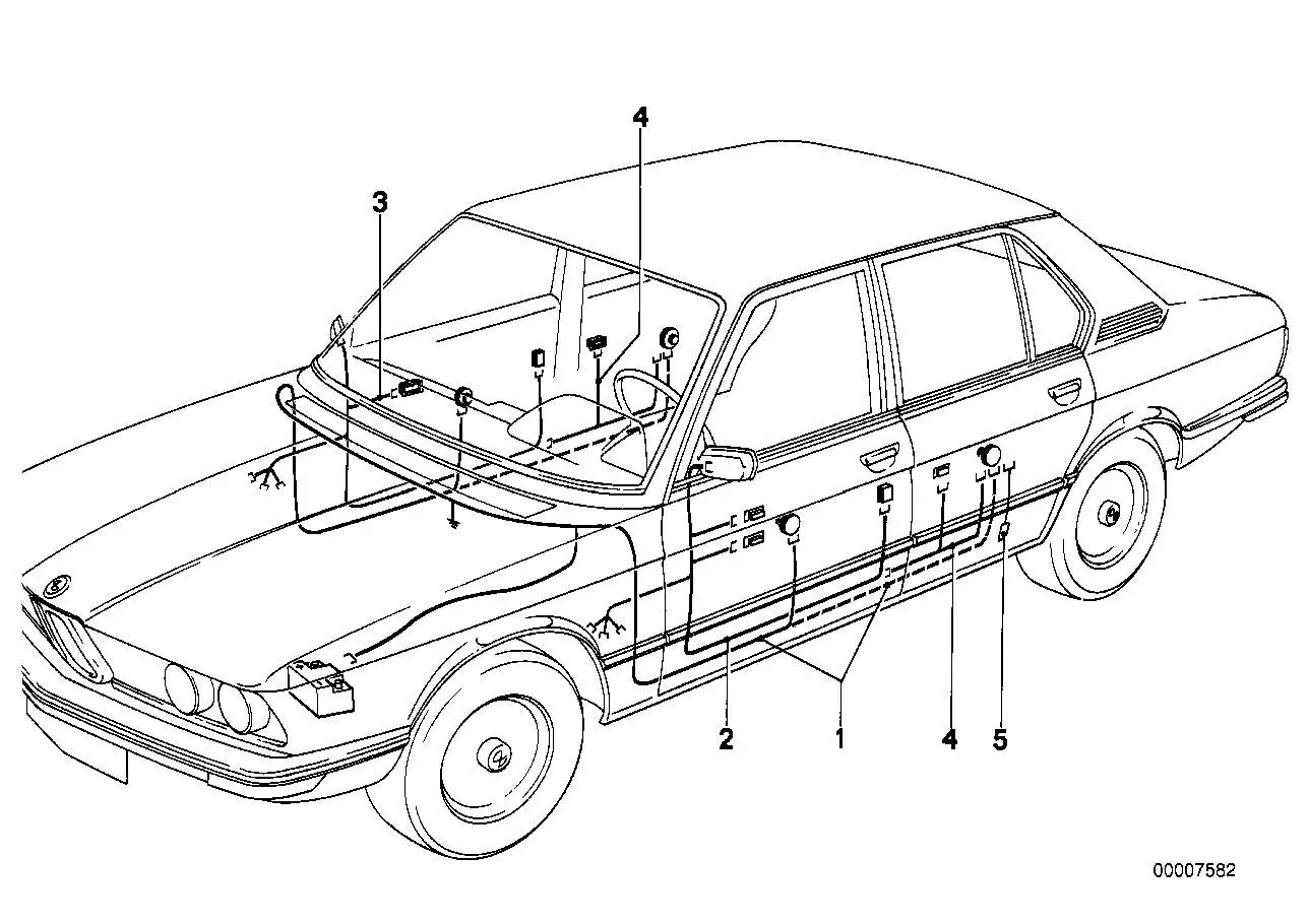 BMW Verlängerungskabel 61121367872