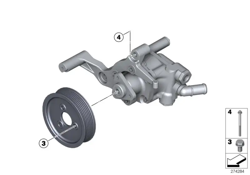 BMW Lenkhilfepumpe F06 F10 F12 F13 32412284410