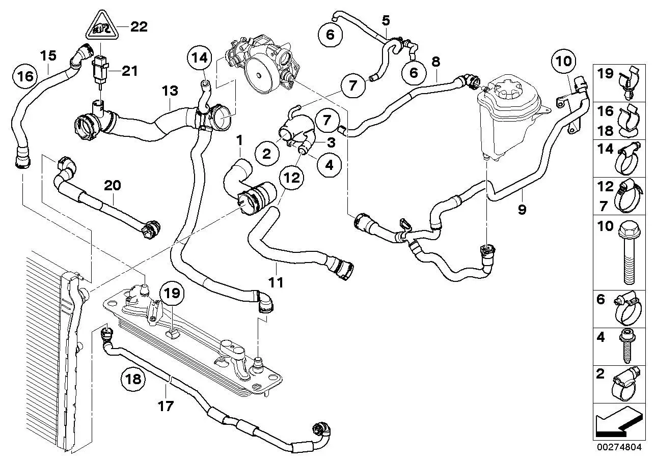 BMW Kühlmittelschlauch E70 E71 17127589728