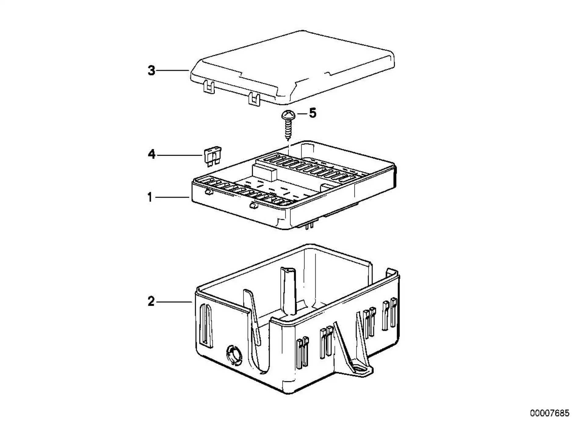 BMW Deckel E23 E24 E30 61131368802