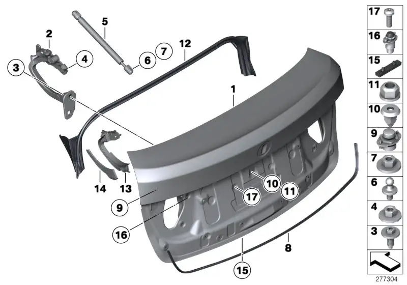 BMW Anschlagpuffer F07 51247248297