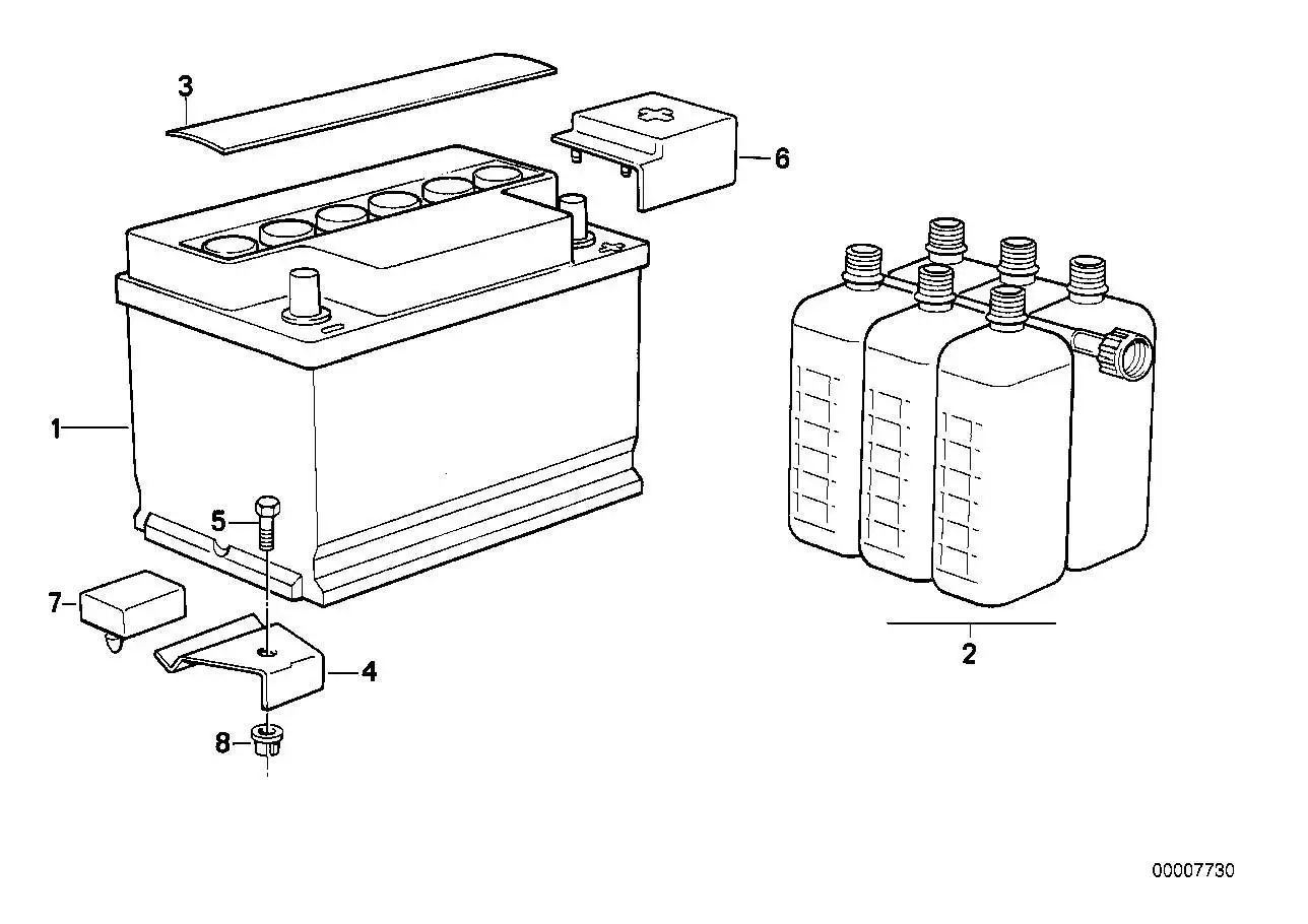 BMW Spreizmutter E30 61211368038 - Bildposition 08