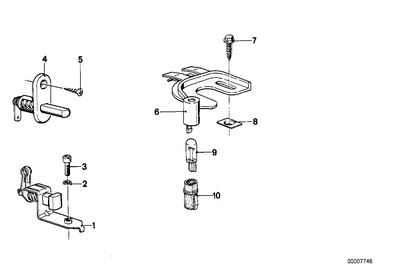 BMW Lampenhalter Ganganzeige E21 63311359685 - Bildposition 06