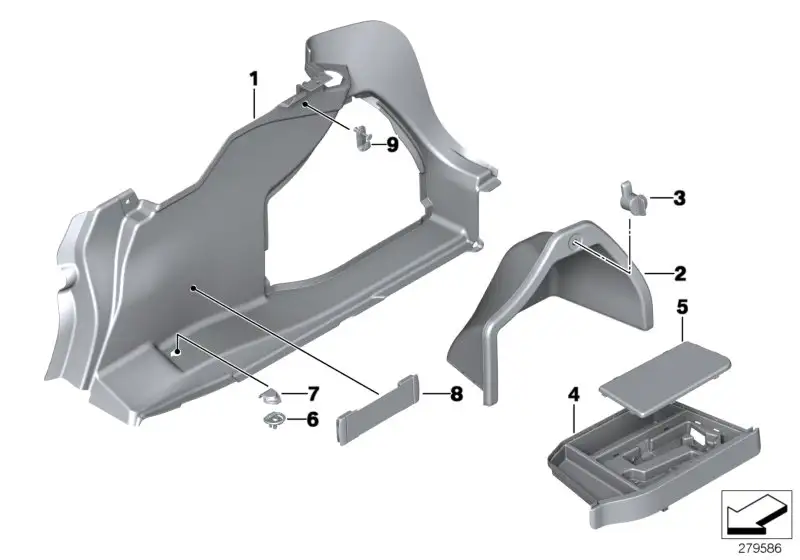 BMW Spannband E84 F30 F32 F80 F82 51472994027 - 3er, 4er, X1