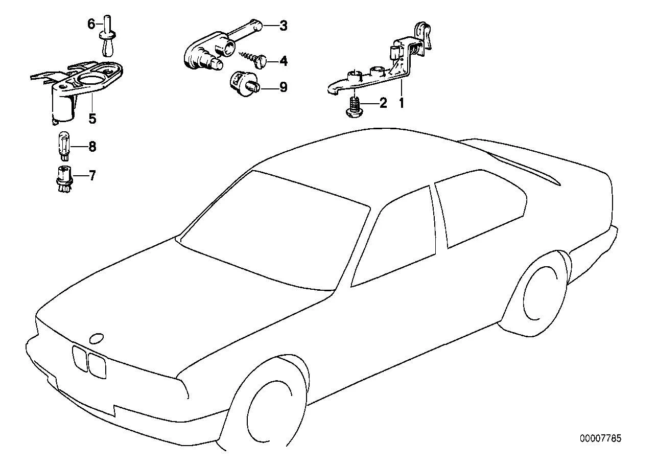 BMW Schalter E12 E21 E23 E24 E28 E30 E32 E36 E39 61311368430