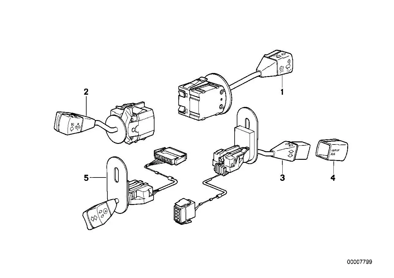 BMW Knopf Geschwindigkeitsregelungsschalter E31 E32 E34 613113820