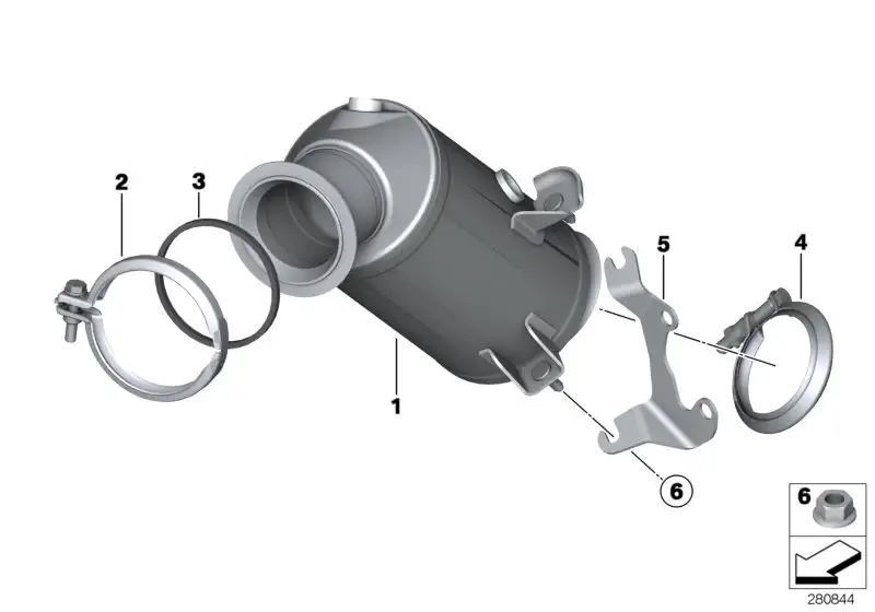 BMW V-Bandschelle F20 F21 F22 F23 F26 F31 F32 F33 F34 F36 F87 F87