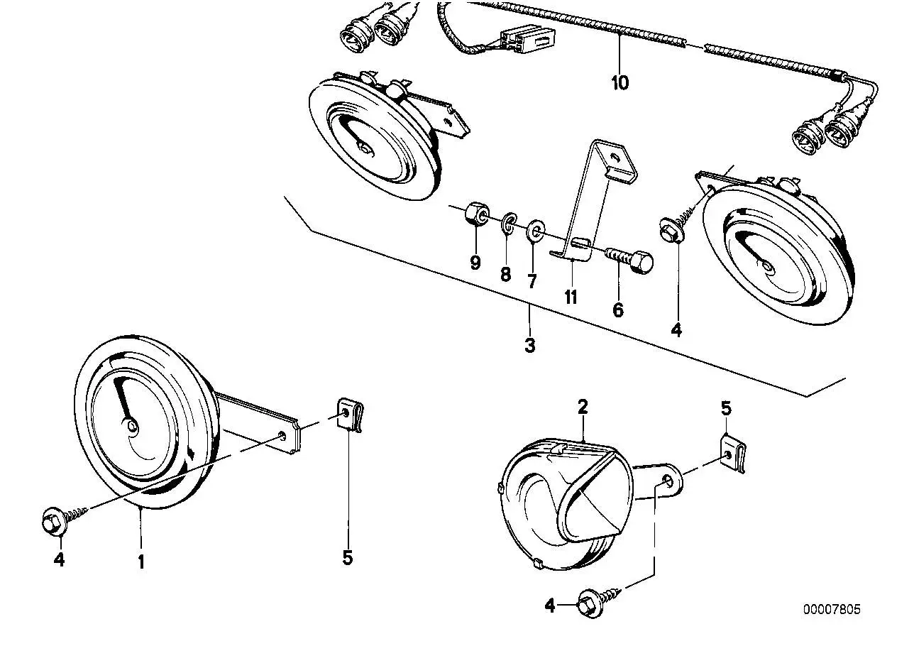 BMW Fanfare E12 E21 E23 E28 E30 61331376189
