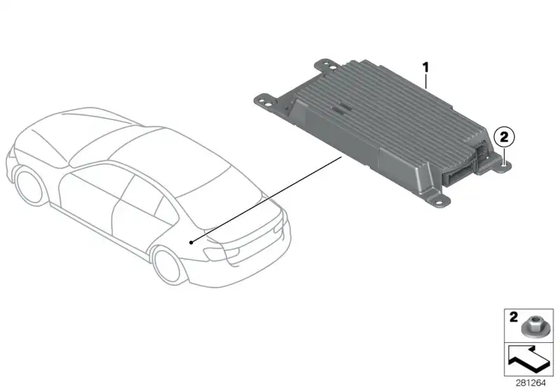 BMW Combox Next Generation F07 84102447927 - 2er, 3er, 4er, 5er,
