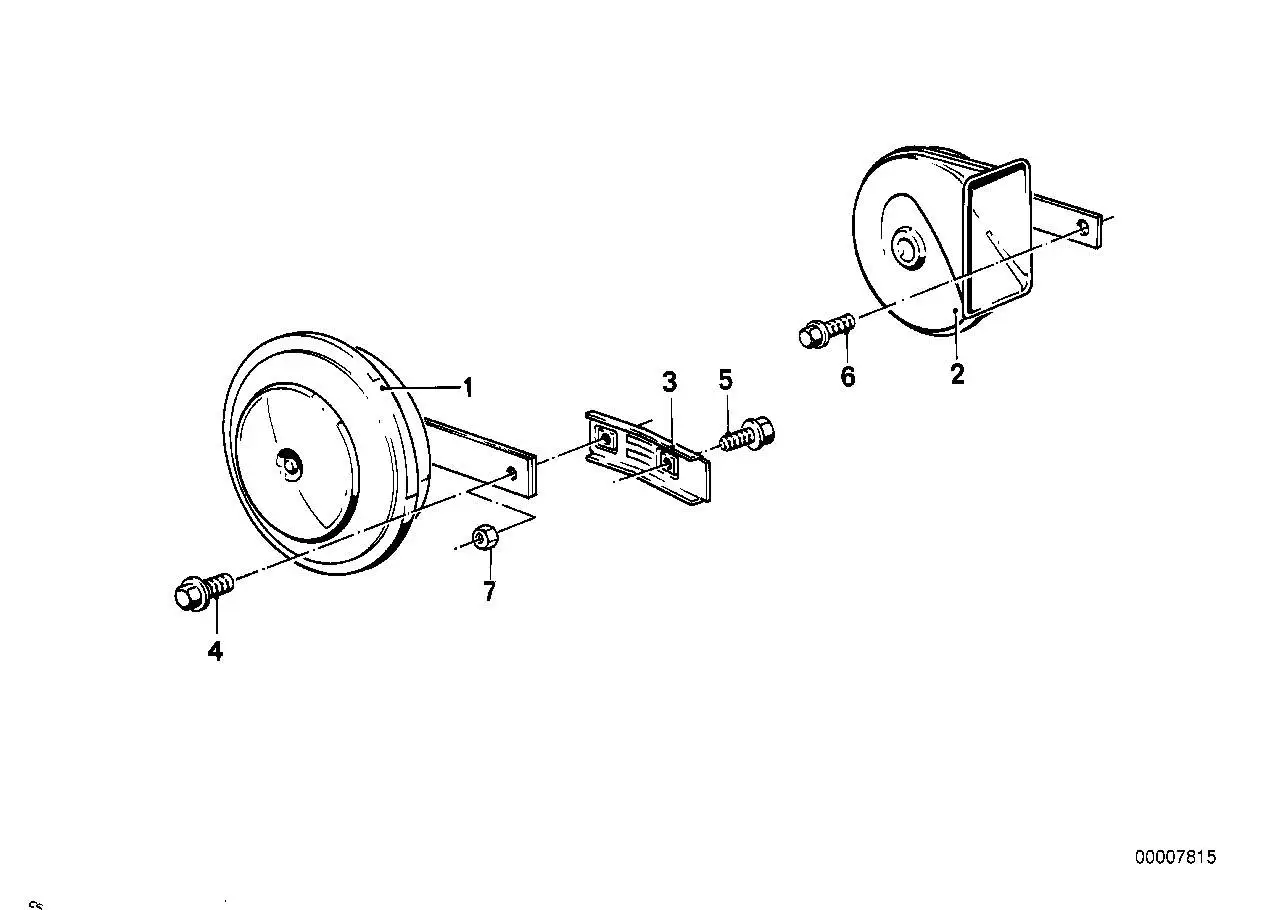 BMW Fanfare E30 61331386254 - Bildposition 02