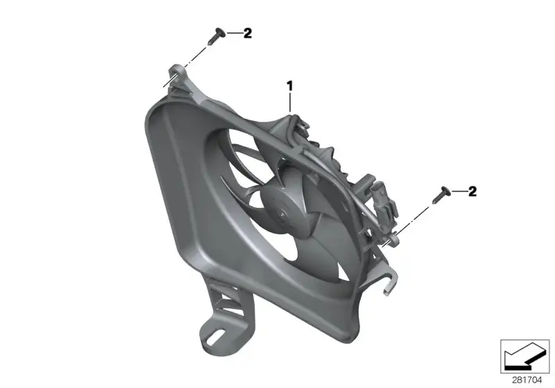 BMW Lüfter K42 K46 K47 K49 17408541622 - Bildposition 01