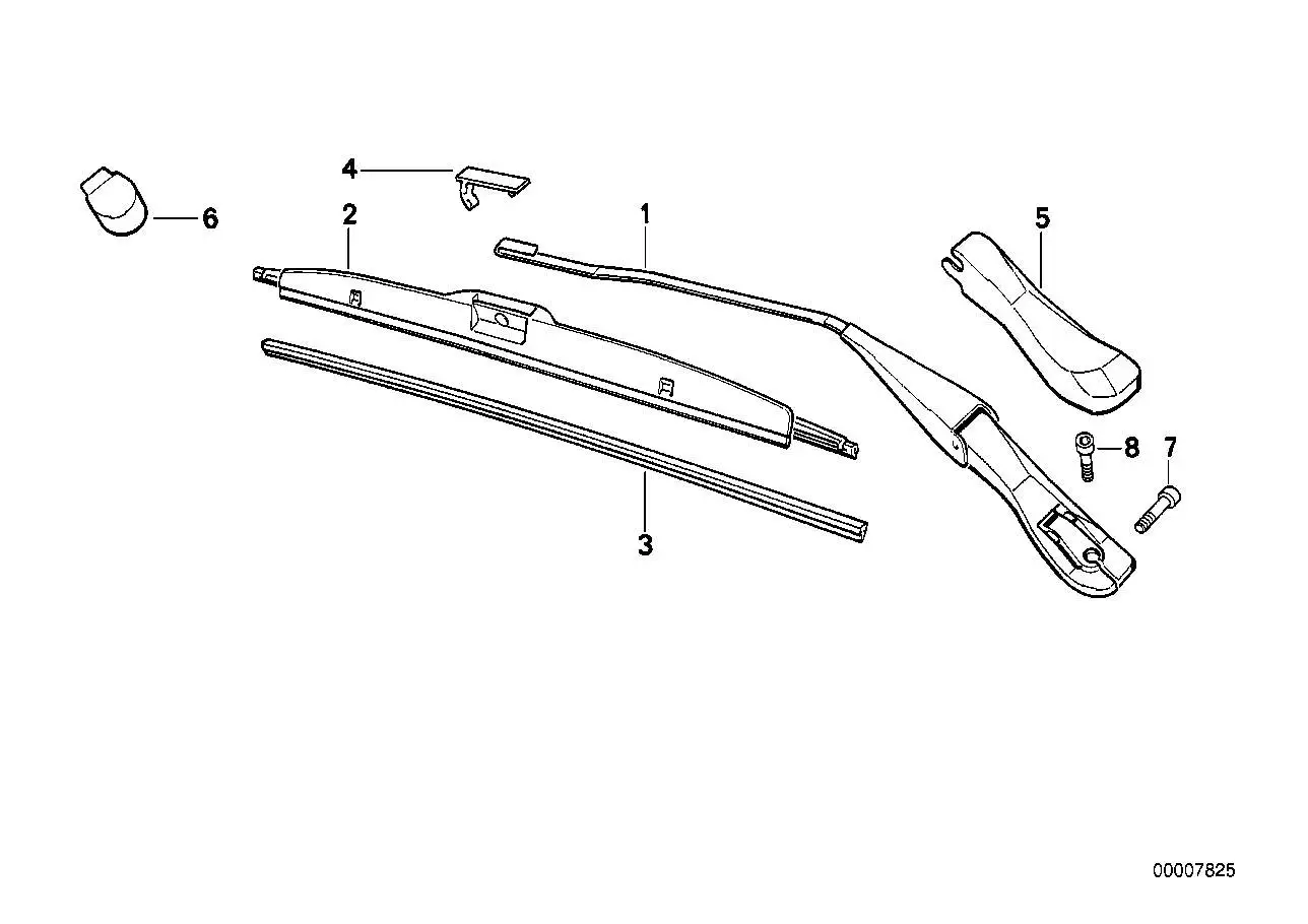 BMW Abdeckkappe E32 61611379508