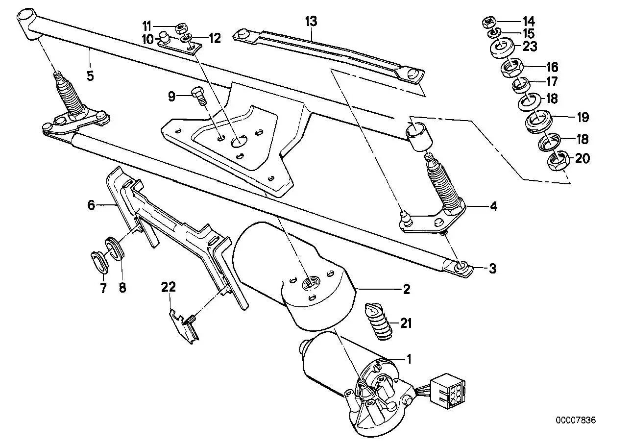 BMW Konsole E24 61611371922 - Bildposition 05