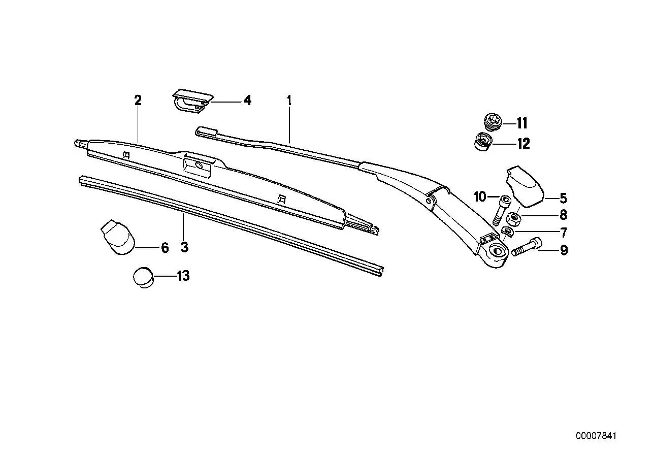 BMW Abdeckkappe E32 E34 61611379514 - 5er E34, 7er E32