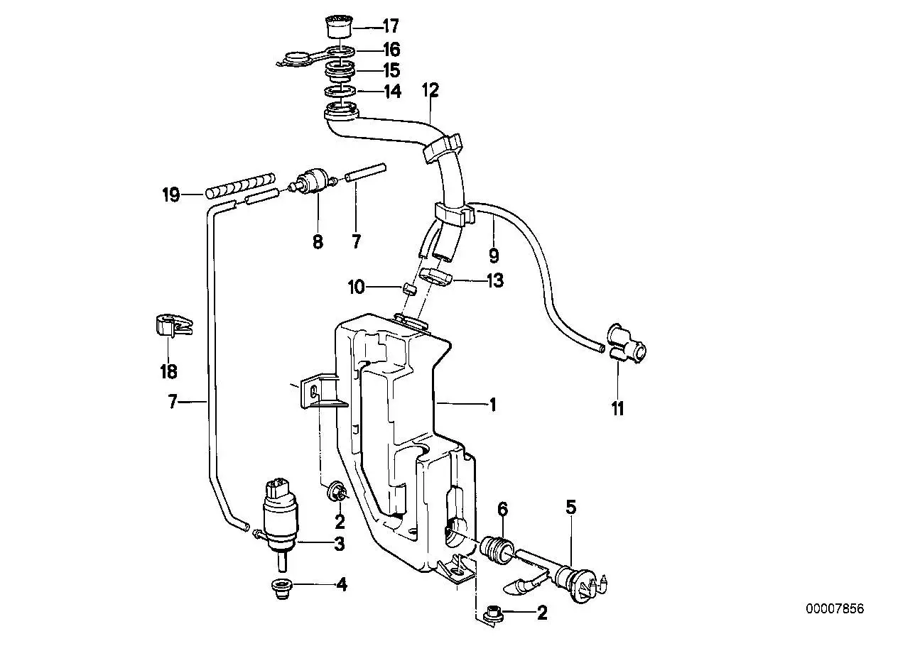 BMW Ventil E12 E21 E23 E24 E28 E30 61661380464 - 3er, Z1, 5er, 6e