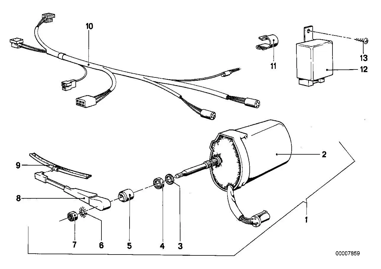 BMW Wischblatt E21 E23 E28 61631361019