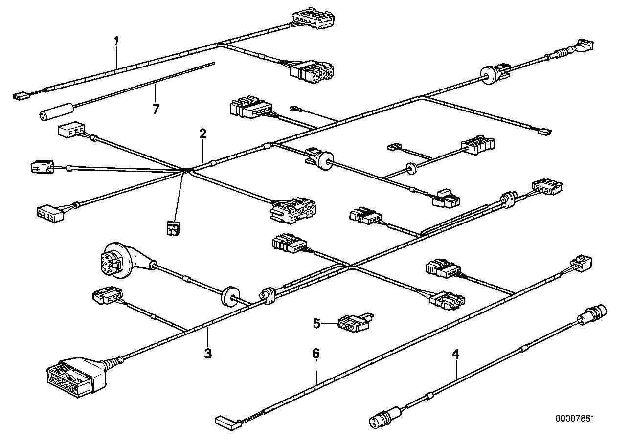 BMW Rep.-Kabel ABS E31 E36 61128376019 - Bildposition 07