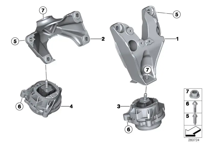BMW ASA-Schraube E70 E71 E82 E88 E89 E90 E91 E92 E93 F01 F02 F06