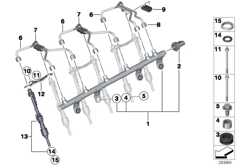 BMW Flanschschraube E70 E71 E82 E84 E88 E89 E90 E91 E92 E93 F01 F