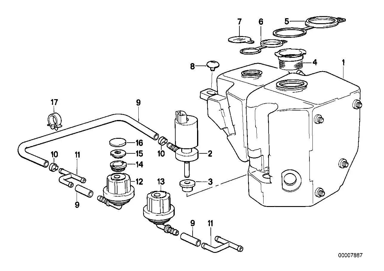 BMW Mutter E31 61671392359 - Bildposition 14