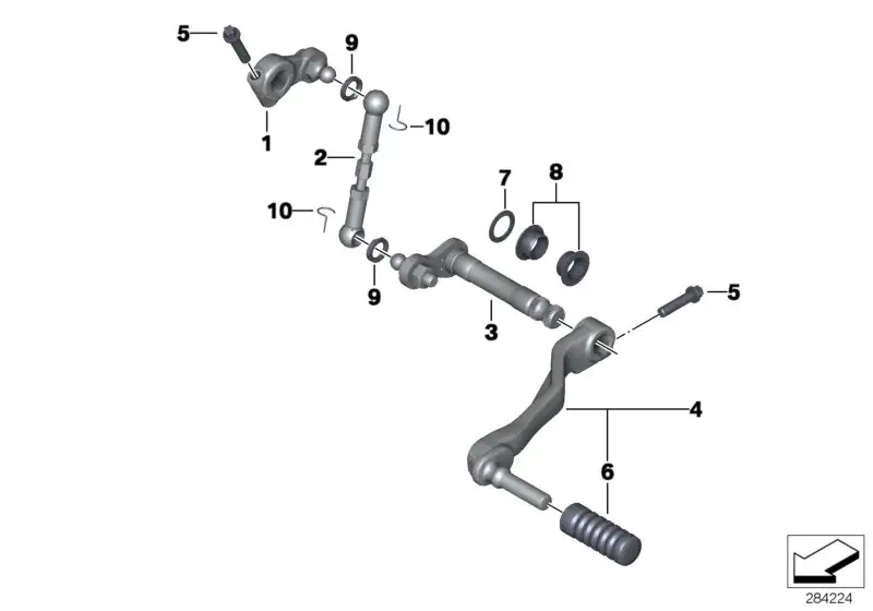 BMW Muffe K26 K48 K61 23417717108