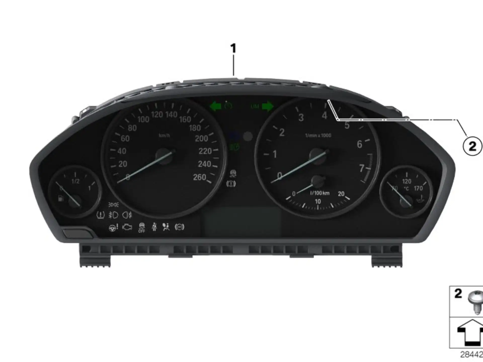 BMW Blechschraube E89 F20 F21 F22 F23 F30 F31 F32 F33 F34 F36 F39 F45 F46 F48 F87 F87N F90 F93 G07 G11 G12 G16 G30 G31 G32 I12 F54 F55 F56 F56E F57 F60 07119907274