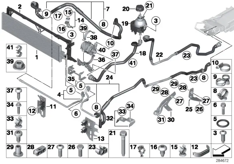 BMW Zusatzkühlmittelpumpe F01 F02 F04 F10 11517587374 - 5er, 7er