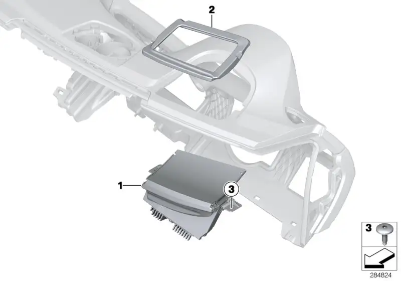 BMW Schallisolierung Head-Up Display F30 F31 F32 F33 F34 F36 F80