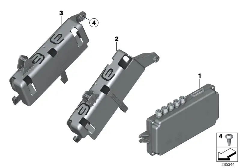 BMW Steuergerät Top Rear Side View Kamera F01 F02 F04 F06 F07 F10