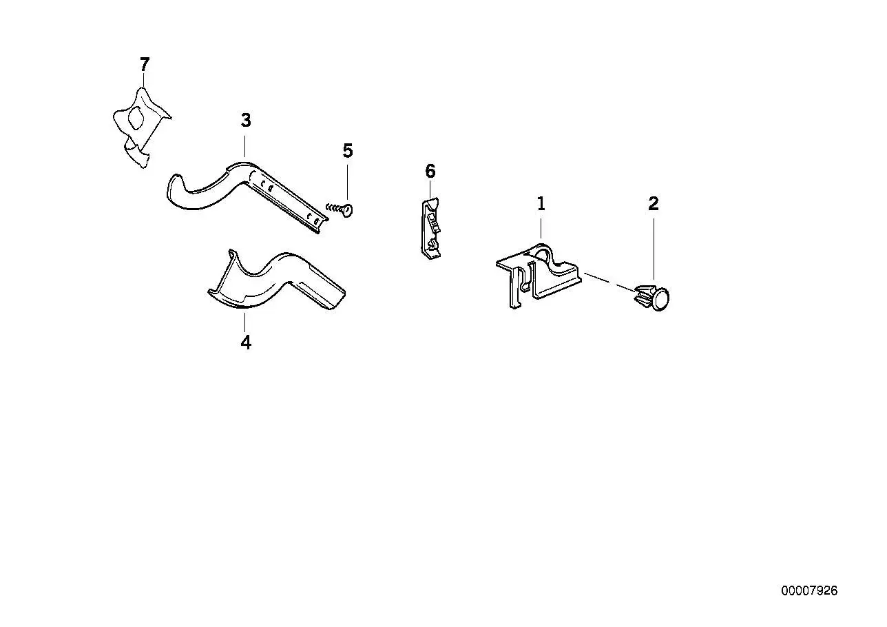 BMW Tülle E34 61138359078 - Bildposition 02