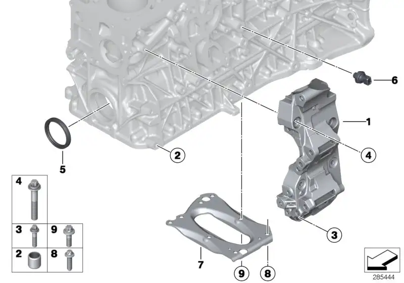BMW Versteifungsschale 11118511973 - Bildposition 07