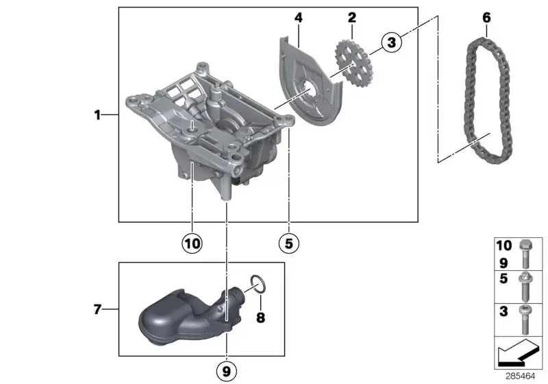 BMW ISA-Schraube E70 E71 E84 E90 E91 E92 E93 F01 F02 F06 F07 F10