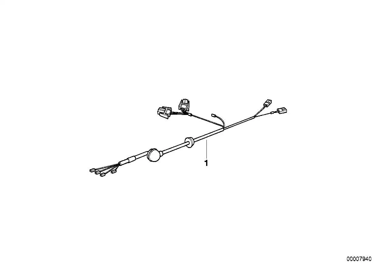 BMW Rep.-Kabelsatz Heckklappe E36 61128368011 - Z3 E36