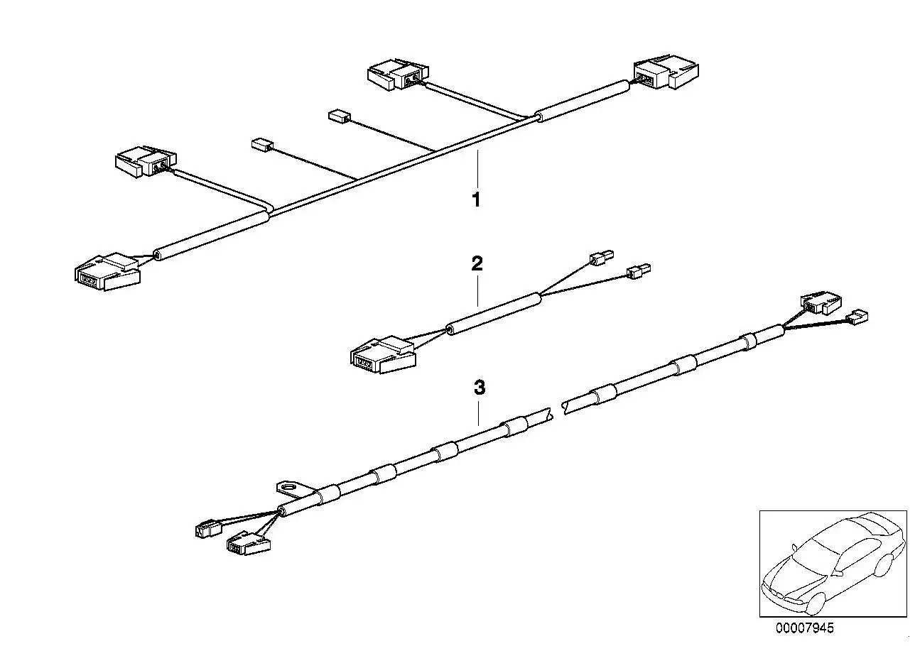 BMW Kabelbaum Verdeck E36 61128378960