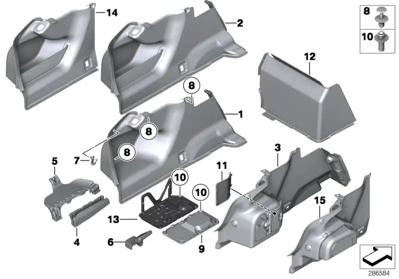 BMW Deckel Stromverteiler F10 51477260061