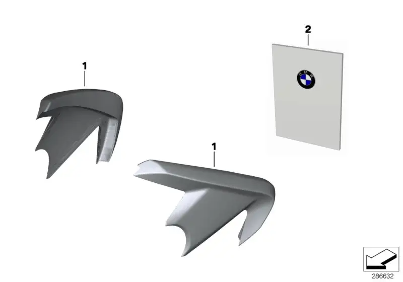 BMW Windabweiser K19 77318527006 - Bildposition 01
