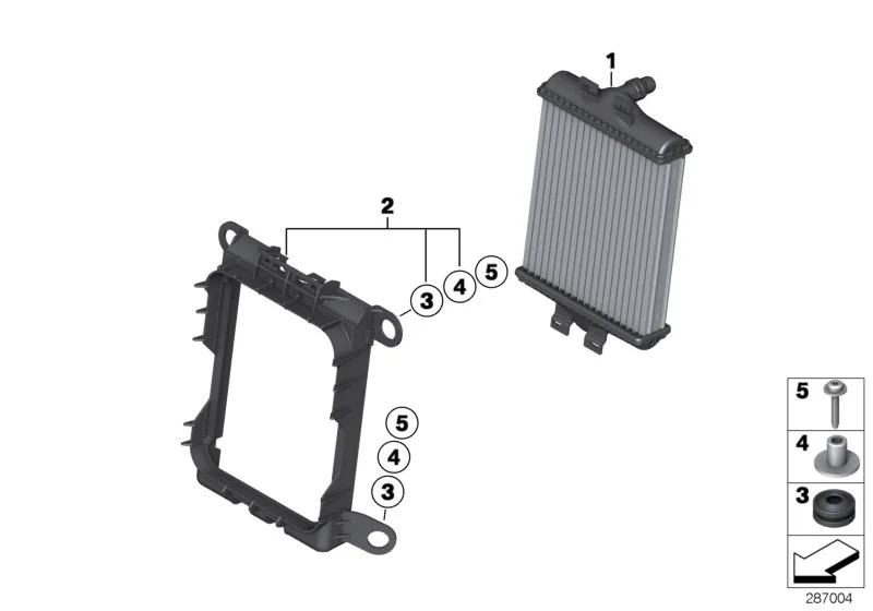 BMW Rahmen F20 F21 F22 F33 F87 F87N 17218625445