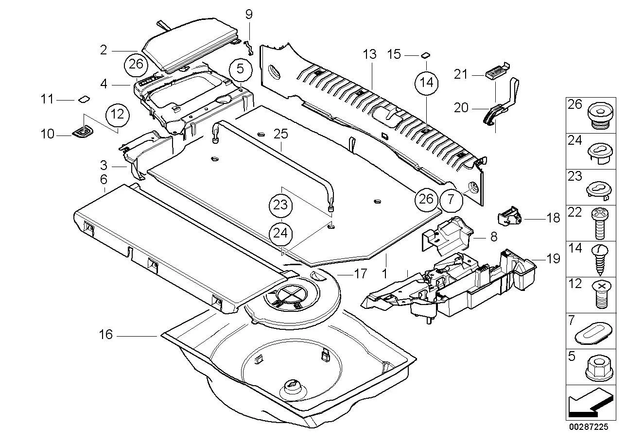 BMW Halteplatte E46 51477008052