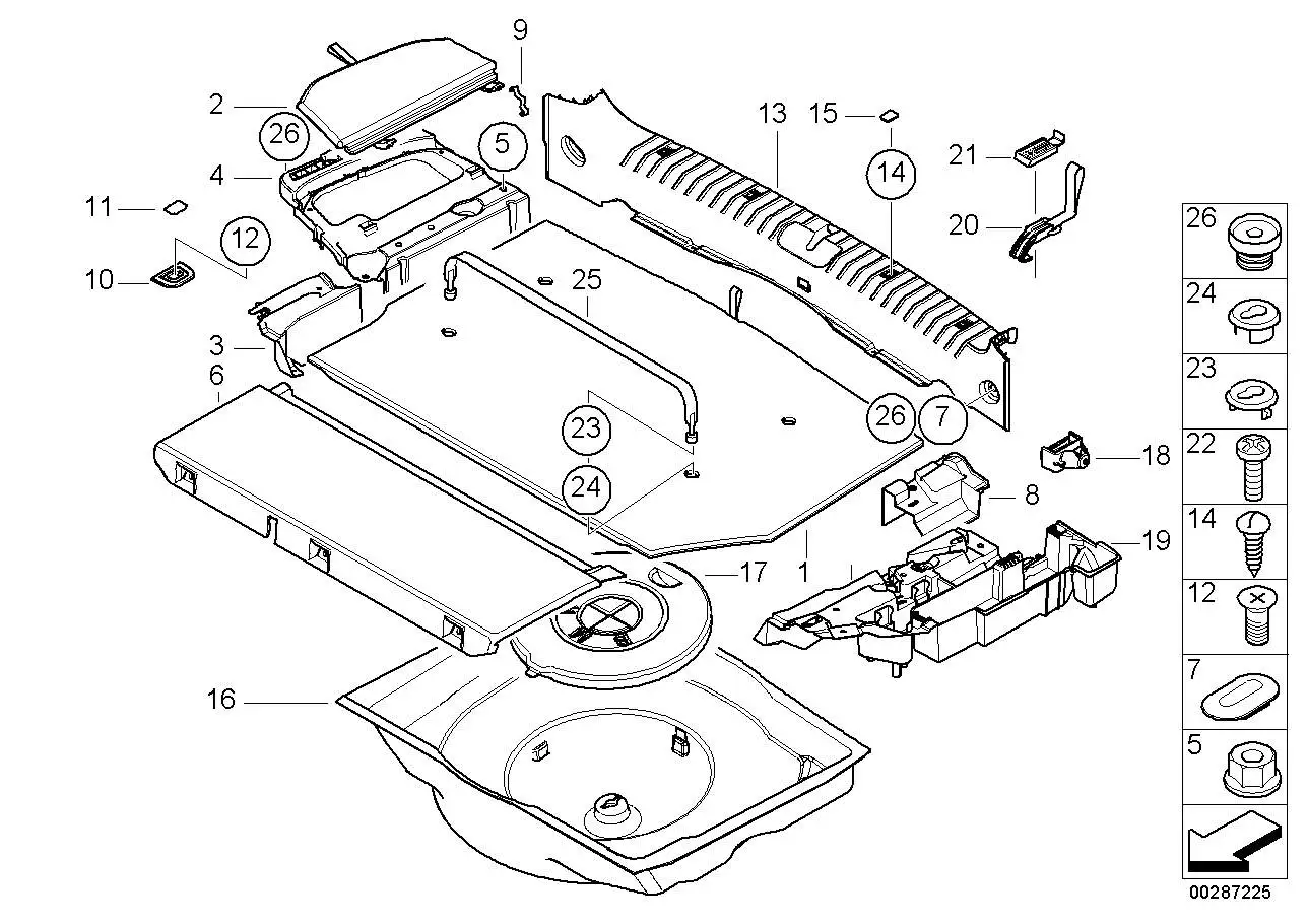 BMW Deckel E46 51478266523