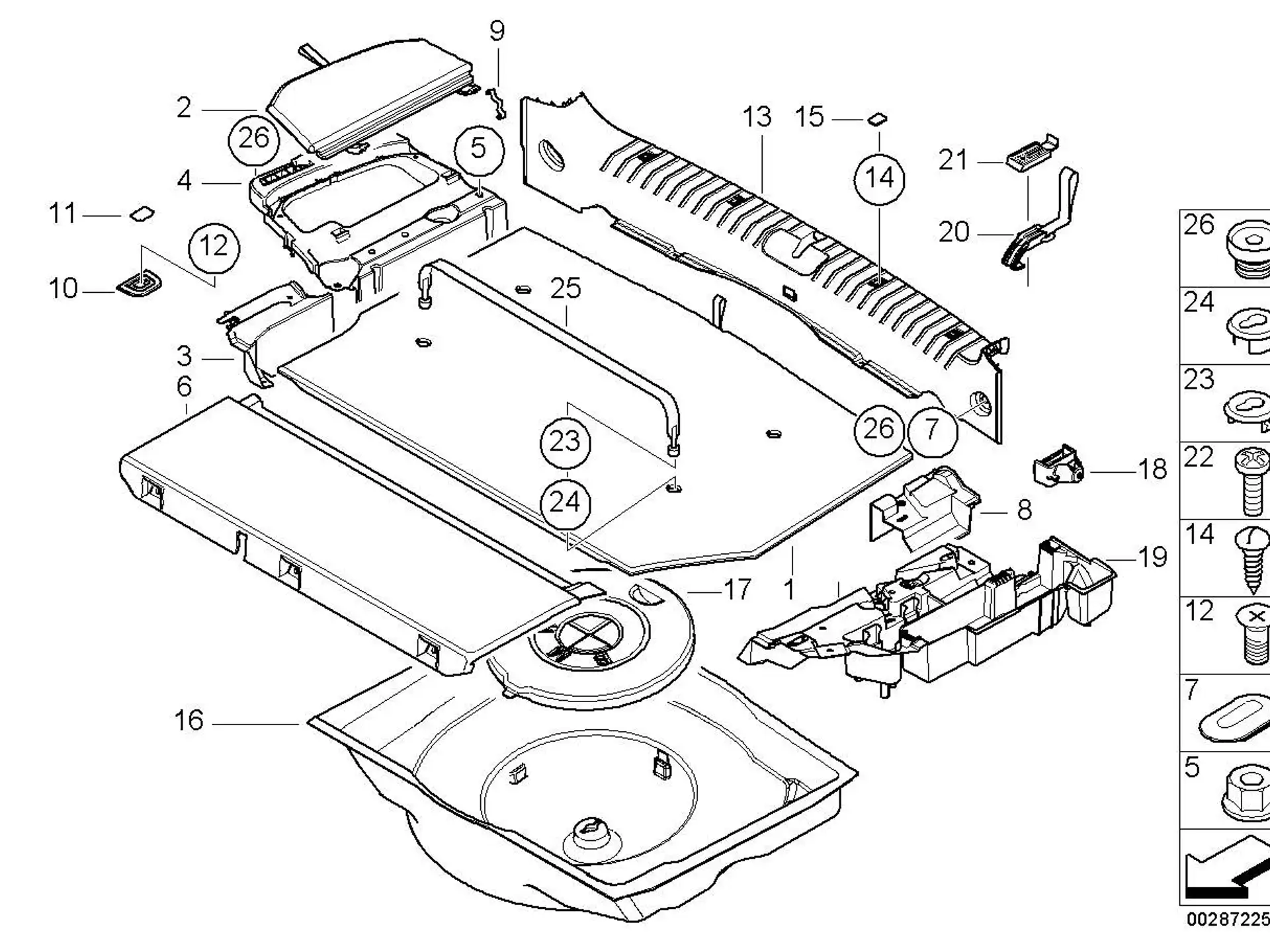 BMW Verschlussdeckel E46 E60 E83 51478232583
