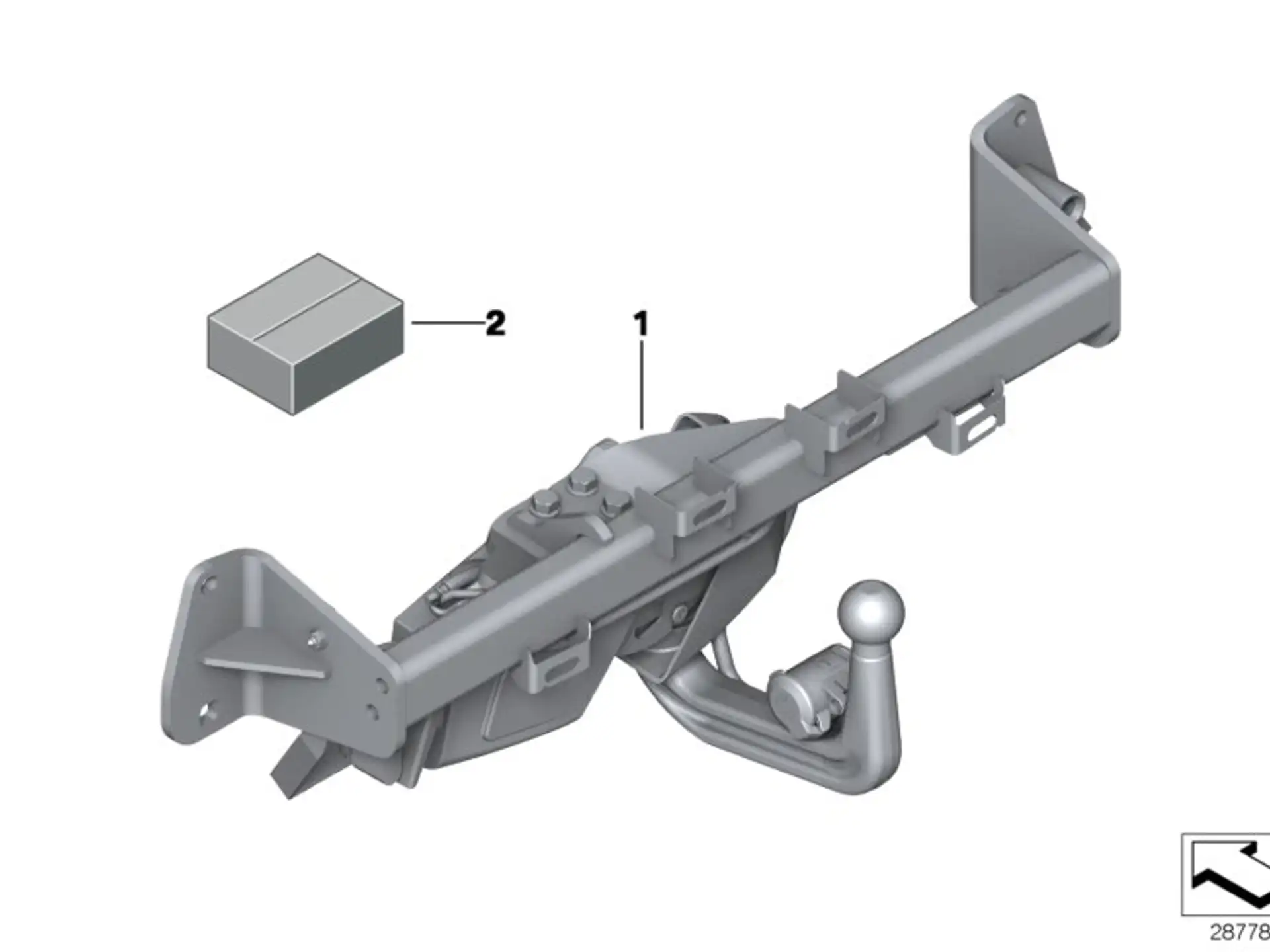 BMW Steuergerät AHK F01 F02 F07 F10 F11 F25 F31 F32 F33 F34 71606856980