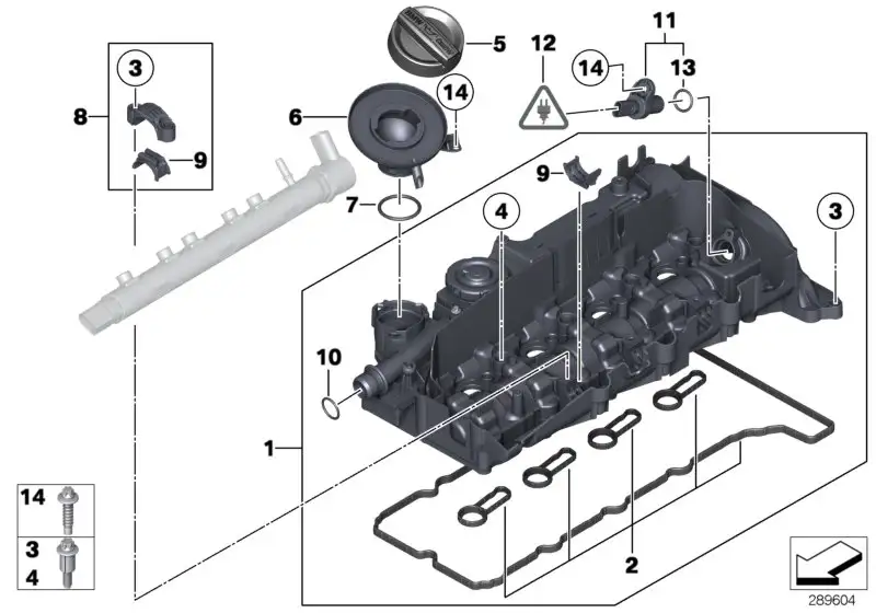BMW Nockenwellensensor E60 E61 E70 E71 E81 E82 E83 E84 E87 E88 E9