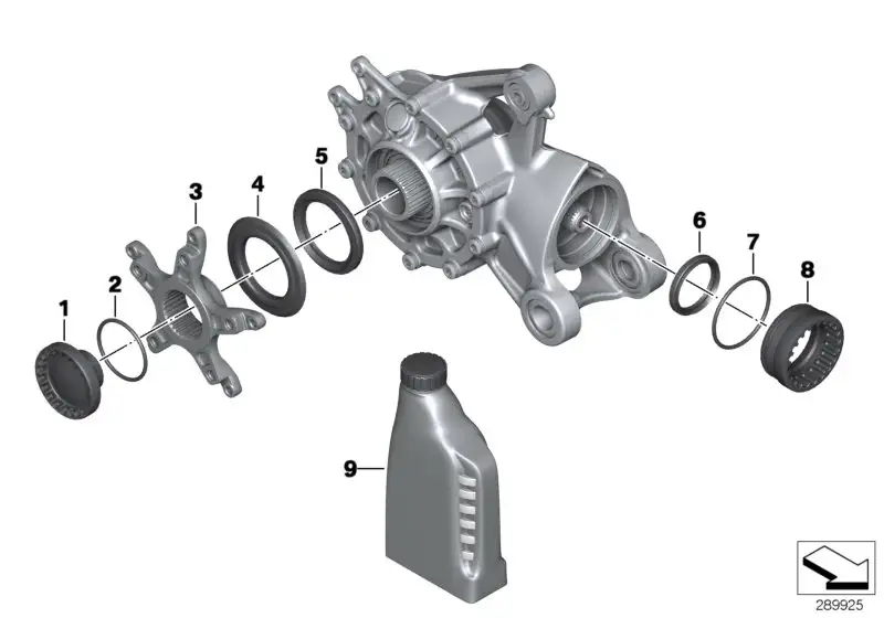BMW Wellendichtring K48 K61 33117718063