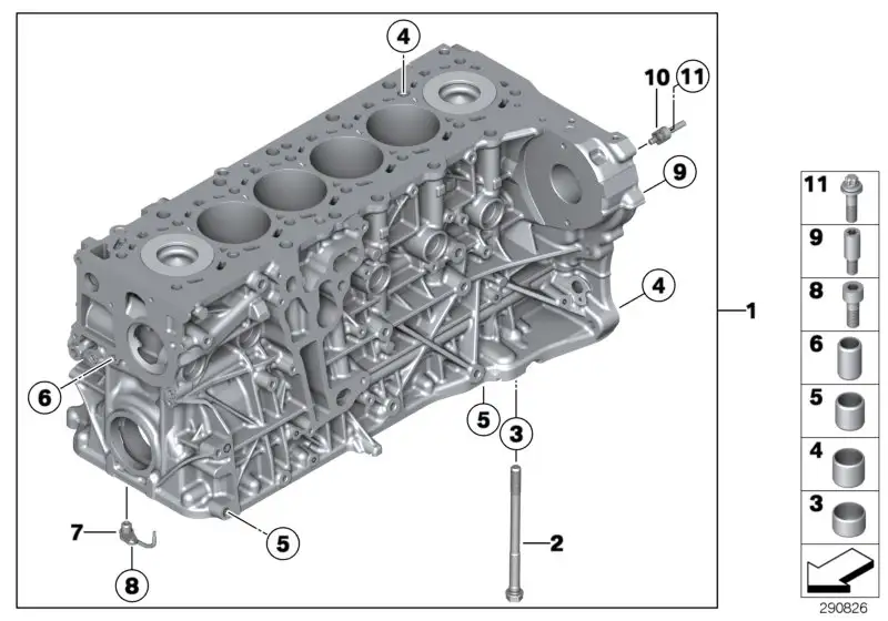BMW Sechskantschraube E70 E71 F01 F02 F10 F11 F15 F16 G05 G06 G07