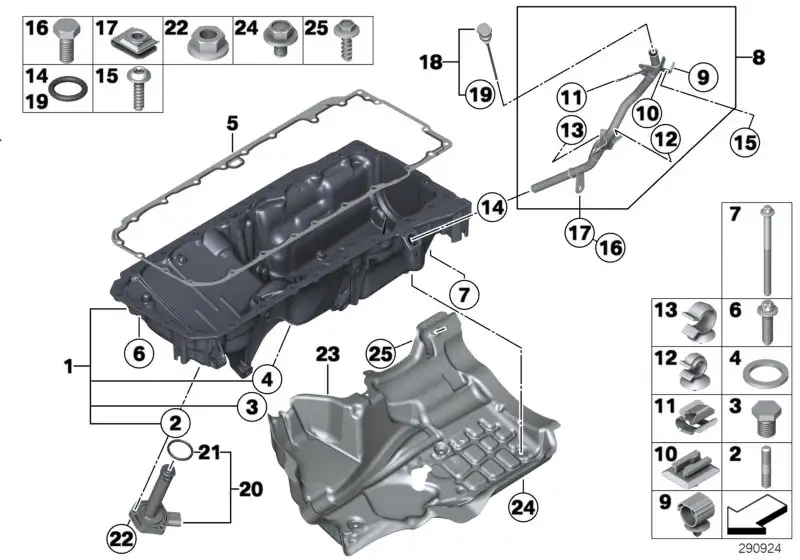 BMW Ölwanne 11138518716