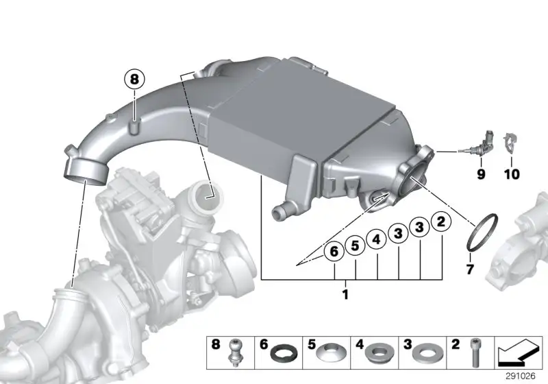 BMW Federscheibe E70 E71 F01 F02 F10 F11 F15 F16 G05 G06 G07 G11